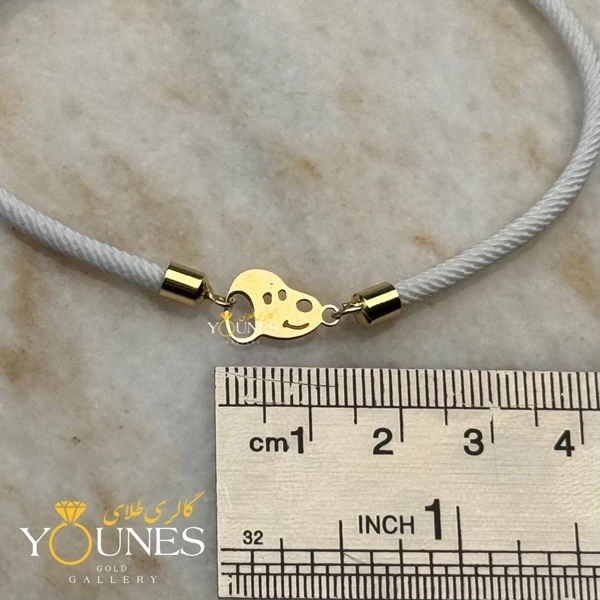 دستبند اسنوپی ( سگ ) طلا لیزری